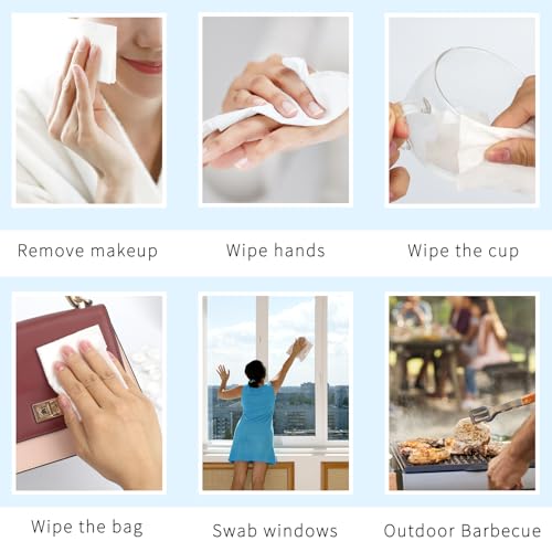 Classycoo Compressed Towel 100 PCS Mini Tablets Disposable Portable Face Towel Cotton Coin Tissue for Travel, Camping, Hiking, Sport, Beauty Salon, Home Hand Wipes and Other Outdoor Activities (White) - size: 1 Count (Pack of 100), style: Large (White)
