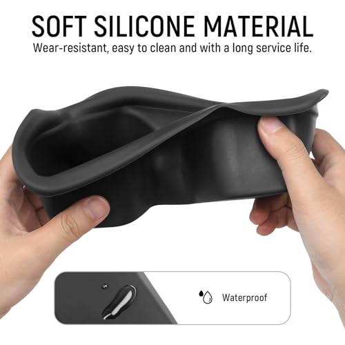 Rear Cup Holder Compatible with Toyota 2026 RAV4 LE SE XLE XSE Limited Hybrid Accessories Silicone Material Insert Center Console Organizer - color: for Toyota 2026 RAV4 (Rear)