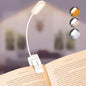 Gritin 16 LED Rechargeable Book Light for Reading in Bed- Eye Caring 3 Color Temperatures, Stepless Dimming Brightness, 80 Hrs Runtime, Lightweight Flexible Clip on Light for Book Lovers-White | Eye Caring 3 Color Temperatures, Stepless Dimming Brightness