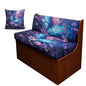 Butterfly Daisy Galaxy Pattern RV Dinette Cushion Covers with Pillowcase, 3 Pcs Breathable Camper Cushion Slipcover Replacement Non-Slip Furniture Protector for RV Camper Bench - color: Butterfly Daisy Galaxy