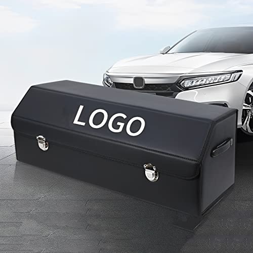 Car Trunk Organiser with Your Logo, Large Capacity Waterproof Collapsible Trunk Organizer, Car Trunk Organizer for Sedan/Suv, Storage Box, Trunk Organizer for Suv