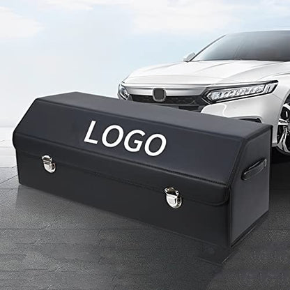 Car Trunk Organiser with Your Logo, Large Capacity Waterproof Collapsible Trunk Organizer, Car Trunk Organizer for Sedan/Suv, Storage Box, Trunk Organizer for Suv