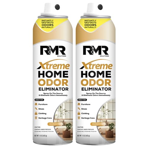 RMR Xtreme Home Odor Eliminator Spray - Neutralize Furniture, Clothing, Shoes, Garbage Cans, and More, 15 Ounces, 2-Pack, Unscented - size: 15 Ounce (Pack of 2)