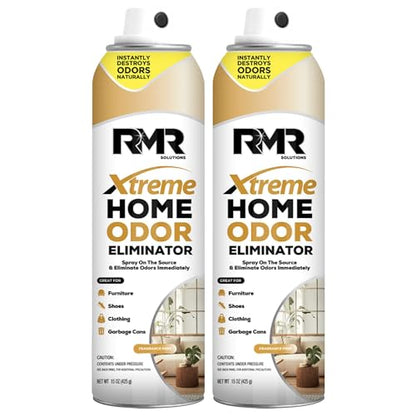 RMR Xtreme Home Odor Eliminator Spray - Neutralize Furniture, Clothing, Shoes, Garbage Cans, and More, 15 Ounces, 2-Pack, Unscented - size: 15 Ounce (Pack of 2)