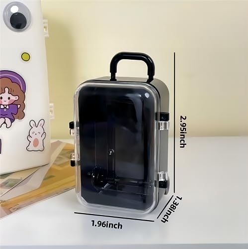 4PCS Mini Plastic Travel Suitcase Boxes Suit for Wedding Party Decoration, Handbag Luggage Storage Box, Mini Luggage,Suitcase Gift Box