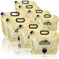 LemonRoad 8 Pack Collapsible Water Container 2.1 Gallon 8L Foldable Water Storage Bag with Spigot, Sturdy Leakproof Jug for Camping, Hiking, Emergency (Khaki) - color: Khaki