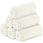 Buryeah 6 Pcs Flannel Throw Blanket Bulk 50 x 60 in Sleepover Blanket Outdoor Wedding Throw Lightweight, Oeko-tex Standard 100 Certified for Sofa Homeless Gifts (Light Beige) - color: Light Beige