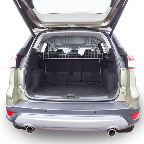 TRAVALL Compatible with Ford Escape (2012-2016) Dog Car Barrier Guard Custom Fit Accessory Heavy Duty Steel Mesh Trunk Divider Safety Travel Premium Luggage Cargo Barrier Backseat Protection