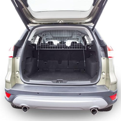 TRAVALL Compatible with Ford Escape (2012-2016) Dog Car Barrier Guard Custom Fit Accessory Heavy Duty Steel Mesh Trunk Divider Safety Travel Premium Luggage Cargo Barrier Backseat Protection
