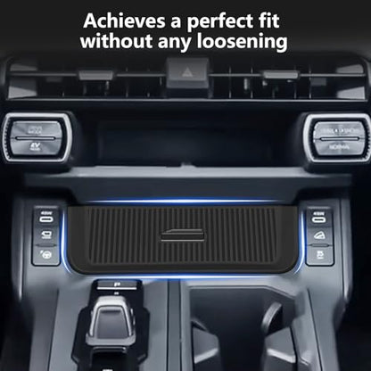 Silicone Drawer Style Central Console Storage Box for Toyota RAV4 2026 XSE SE Limited, Center Console Organizer Tray for RAV4 Interior Accessories - size: RAV4-Center Lower Wireless Tray-26