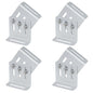 4 Sets Adjustable Solar Panel Tilt Mount Brackets for RV and Roof | Aluminum alloy 6063
