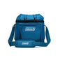 Coleman Chiller Insulated Soft Cooler, Leakproof 9/16/30 Can Cooler with 12+ Hour Ice Retention, Made with Recycled Materials, Great for Lunch, Camping, Beach, Pool, Sports, & More - color: Blue, style: 9 Can