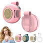 Portable Silent Mini Bladeless Fan Clip On, Mini USB Rechargeable 360° Rotatable Fan, 2026 New Adjustable 3-Speed Suspended Whirlwind Cooler Fans for Outdoor & Travel & Office (Pink) - color: Pink