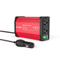 ALLWEI 300W Power Inverter 12V DC to 110V AC Car Inverter with 27W PD USB-C &18W USB-A Fast Charging, Car Charger Cigarette Lighter Adapter for Phone, Laptop and Small Devices on Road Trip-Red - color: PD27W-Red