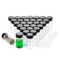 20ml Clear Small Glass Vials 30pcs with Screw Caps(30pcs) - color: Clear, size: 20ml 30pcs