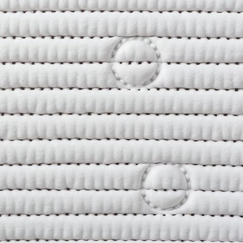 Duck Brand Clorox Cushioned Shower Mat, Non Slip Bathtub Mat with Suction Cups, 17 Inches x 36 Inches, White, 2 Pack