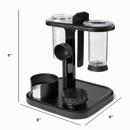 AeroPress Organizer Stand, Durable Coffee Bar Station and Compact Storage Solution Fits Every AeroPress Manual Coffee Maker (Except Premium and Go)