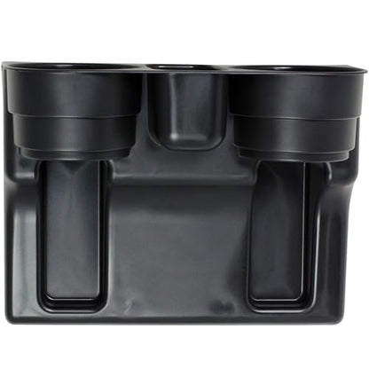 Custom Accessories Black Seat Wedge Cup Holder - style: Seat Wedge