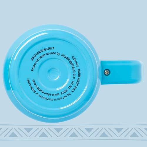 Silver Buffalo Disney Lilo and Stitch “2 Cute” Double Walled Stainless Steel Tumbler with Handle, Fits in Standard Cup Holder, 40 Ounces - color: Kawaii Stitch Sitting