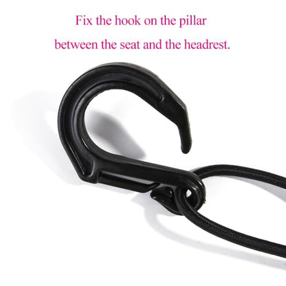 Dog Car Barrier Net - 4-Sides Elastic Mesh Divider, Driving Safety, Storage-Friendly, Compact Foldaway（Updated Dimensional Information）