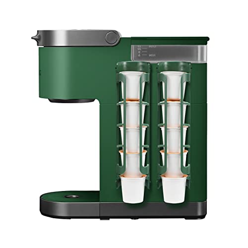 STORAGENIE Coffee Pod Holder for Keurig, Wall Mount Side Mount K Cup Storage, Perfect for Small Counters (2 Pack/for 10 Pods, EverGreen) - size: 2 Pack