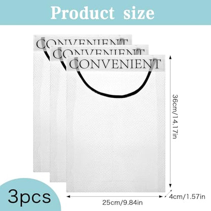 3 Pack Plastic Bag Holder,Wall Mount Grocery Bag Storage Organizer for Home Kitchen Trash Bags Holder Dispenser for Grocery Shopping Bags Organizer