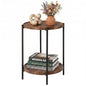 danpinera 2-Tier End Table - color: Walnut