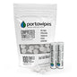 Portawipes Coin Tissues | 100 Pack with 2 Carrying Cases | Toilet Paper Tablets | Compressed Towels | Expandable Wipes | Soft & Odor Free - size: 100 Count (Pack of 1)