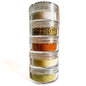 NICE RACK Mini Travel Spice Rack Filled with Organic Herbs, Refillable, Made in USA, Camp Spice Kit - Great Gift, CAMPING, RV, Purse, Backpacking with Shaker Tops 5 Stacking (3 3/8 x 1 3/8") - size: 2 Ounce (Pack of 1), style: with Shaker Tops