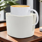 Anti-Spill Cup Holder, FINTHECH Desk Cup Holder,Silicone Suction Cup Holder for Smooth Flat Desk，Holds Cups (White). - color: White