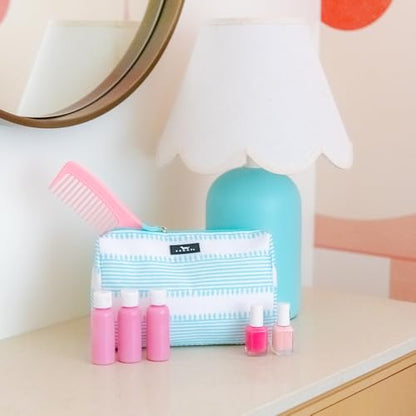 SCOUT Packin' Heat Toiletry Bag - Makeup, Toiletry & Cosmetic Bag, Fits Full Size Items, Inside Pocket, Water-Resistant, Zips Closed - color: Nantucket Navy