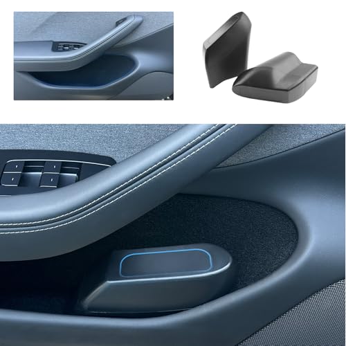 for Tesla Model Y Trash Can Tesla Model 3 Trash Bin for 2018-2024 Tesla Small Car Trash Can for Driver & Passenger Front Side Door Mini Trash Garbage Bin w/Lid (Tesla Left & Right Side) - color: Tesla Left & Right Side
