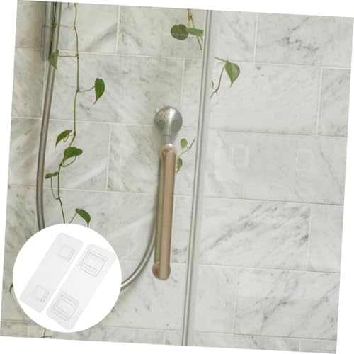 Transparent Adhesive Wall Hooks 20 Sets Clear Sticky Hooks No Damage Self-Adhesive Small Hooks for Hanging Kitchen Bathroom Power Strip Router Organizer