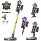 Cordless Vacuum Cleaner, 650W 55Kpa 70Mins Cordless Stick Vacuum with Hurricane Mode, 1.8L Cup, Anti-Tangle Vacuum Cordless, Self-Standing Vacuum Cleaners for Home Pet Hair Carpets