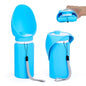 Portable Collapsible Dog Water Bottle - 550ml, Large Wide-Mouth Drinking Bowl, Ideal for Small and Large Dogs on Walks and Outdoor Activities (Blue) - color: Blue