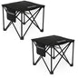 NUMANU 2-Pack Oversized Padded Camping Stool for Adults, Thick Padded 18.5" Heavy Duty Outdoor Camp Chairs with Anti-Slip Feet & Carry Bag, Folding Ottoman Foot Rest for Travel, Max 500lbs - size: 2PK (2x Seats)