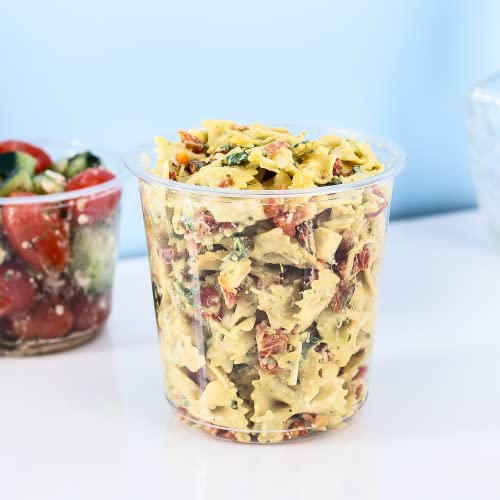 Karat 24oz PET Round Deli Container (117mm), FP-DC24-PET - 500 ct - size: 24oz