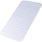 Bathtub and Shower Mats, 28 x 15 Inch Non-Slip Bath Mat, Machine Washable Bath Tub Mat with Suction Cups & Drain Holes for Bathroom, Beige - color: Clear, size: 28" x 15" (Rectangular)