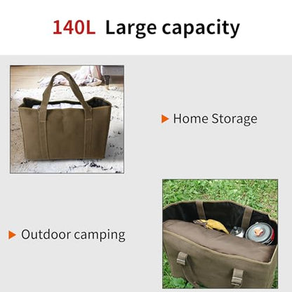 Large Military Duffle Bag Tactical Camping Storage Bag Utility Tote Bag Camping Kitchen Organizer with Deployment Cargo Bag Travel Sports Equipment(Khaki,Medium 27.56”x15.75”x19.69”) - size: Medium 27.56”x15.75”x19.69”