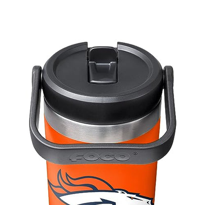 FOCO Unisex NFL Team Logo Insulated Travel Mug 30oz Straw Tumbler
