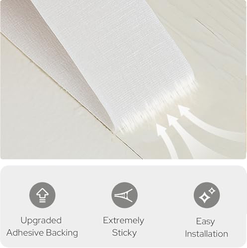 Self Adhesive Curtains - No Drilling, No Rod, Easy to Install Blackout Curtains for Window Blinds,Bedroom(White 35 * 59in-1P) - color: White, size: 35"W x 59"L (Pack of 1)