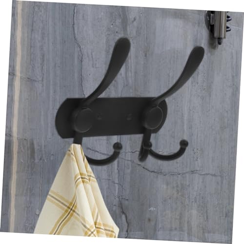 Homoyoyo Wall Mounted Multi-Functional Hooks for Bathroom Kitchen and Home Towel and Coat Hangers Easy to Install for Organizing Keys Purses and More