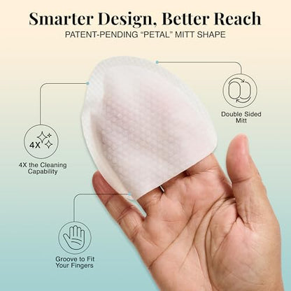 PROPR Premium Double Sided Shoe Cleaning Mitt – Individually Wrapped Travel Shoe Cleaner for Sneakers, Handbags & Leather - style: Monthly Essential
