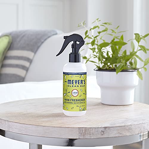 Mrs. Meyer's Air Freshener, Lemon Verbena, Spray | Non-Aerosol | Essential Oils | 8 fl. oz | Pack of 2 - size: 8 Fl Oz (Pack of 2)