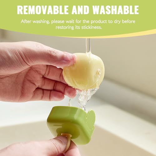 Reusable Lint Roller Mini, Washable Sticky Roller for Travel & Clothes & Furniture & Purse, Portable Pet Hair Lint Remover Ball for Dog Cat Fur (Green) - color: Green