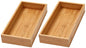 YBM HOME Bamboo Drawer Organizer Storage Box for Kitchen Drawer, Junk Drawer, Office, Bedroom, Children Room, Craft, Sewing, and Bathroom, 2 Pack 6x15x2 inch - size: 6x15x2 inch ( Pack of 2 )