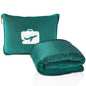 EverSnug Travel Blanket and Pillow - Ultra-Soft, Compact & Lightweight, 65x40 Inches, with Carry Case, Luggage Sleeve & Backpack Clip for Airplane Comfort (Teal) - color: Forest Green