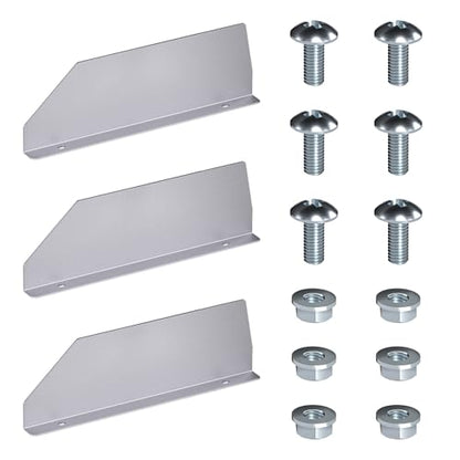 AA Products P-SH-Divider-16Top 4.3" Heightened Version Shelf Divider Shelf Accessories Designed for top Boards of 16" Depth Van Shelving Storage, Set of 3 - Grey - size: 16“D - 4.3" Heightened Version