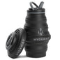 HYDAWAY 17oz Collapsible Water Bottle - BPA-Free, Leakproof, Lightweight, and Space-Saving - Perfect for Travel, Hiking, and Everyday Hydration - color: Midnight