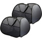 2 Pack Collapsible Laundry Baskets, 90L Large Foldable Laundry Basket, Durable Mesh Pop Up Hampers for Laundry, Dirty Clothes Laundry Hamper for Bedroom, Bathroom, Dorm, Laundry Room, Travel Black - color: 2xBlack